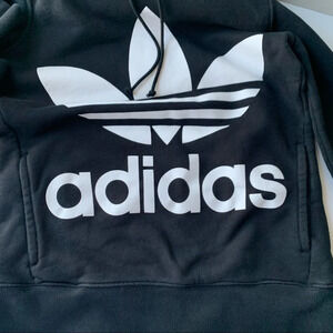 Adidas Logo Hoodie Black 2xs